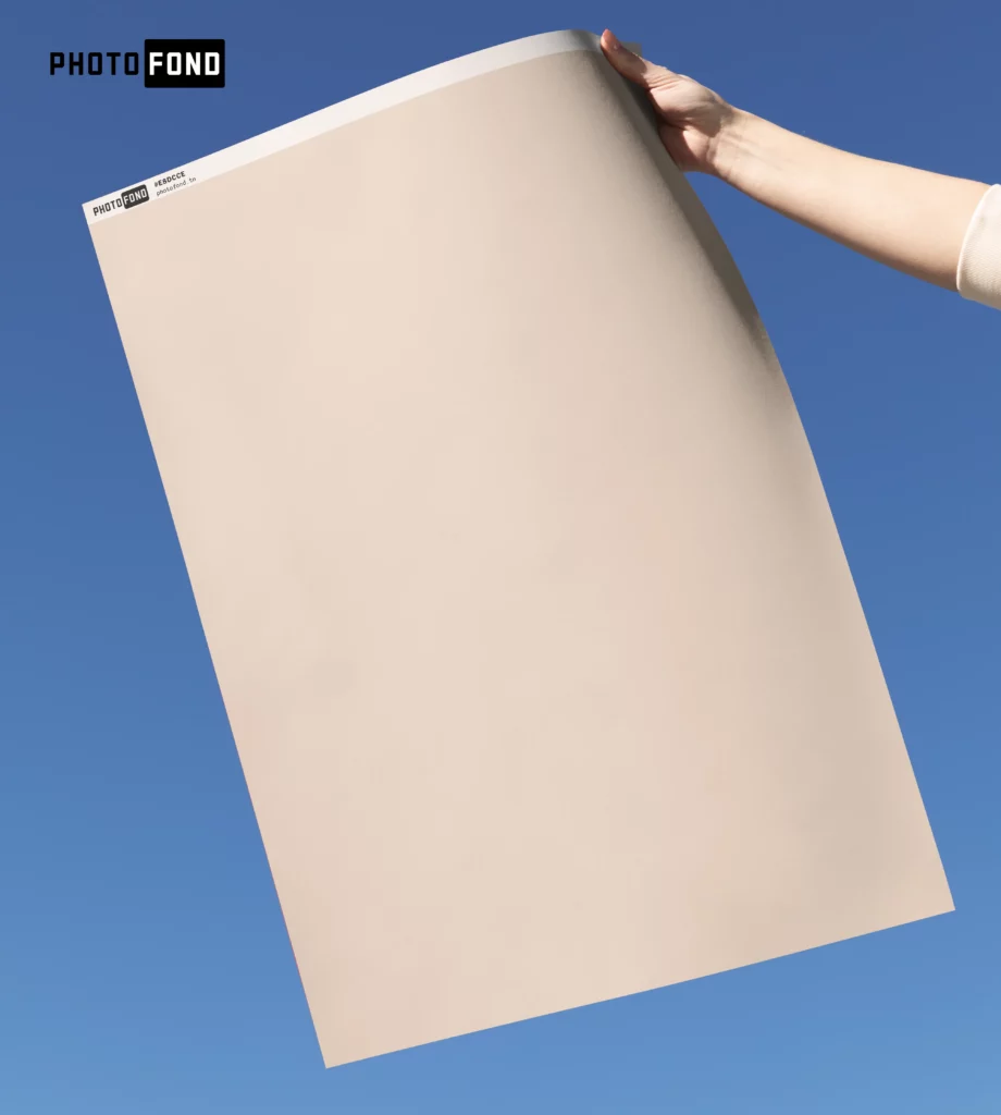 Fond Photo Soft Beige | Mat & Waterproof | Photographie de Produit