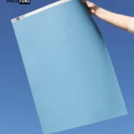 Fond vinyle bleu méditerranéen intense, idéal pour phtographie en Studio ou à la lumiére naturelle.