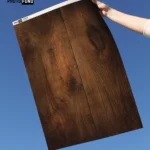 Fond photo effet bois brun chaleureux pour studio et photographie de produit